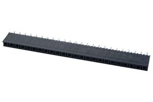 SAMTEC BCS-124-L-S-TE PCB Receptacle, Board-to-Board, 2.54 mm, 1 Rows, 24 Contacts, Through Hole Mount, Tiger Claw BCS