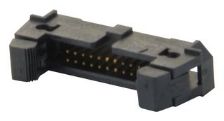 SAMTEC EHF-110-01-L-D 引脚针座, 线至板, 1.27 mm, 2 排, 20 触点, 通孔安装, EHF Series