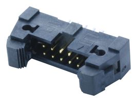 SAMTEC EHT-105-01-S-D 引脚针座, 板至板, 线至板, 2 mm, 2 排, 10 触点, 通孔安装, EHT