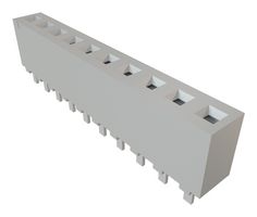 SAMTEC FHP-10-01-T-S PCB插座, 电源端子, 板至板, 3.96 mm, 1 排, 10 触点, 通孔安装