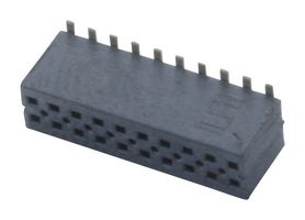 SAMTEC FLE-110-01-G-DV PCB插座, 板至板, 线至板, 1.27 mm, 2 排, 20 触点, 表面安装, FLE
