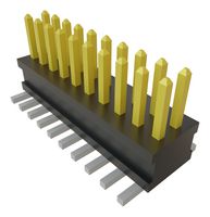 SAMTEC FTSH-110-01-L-DV 引脚针座, 竖直, 板至板, 线至板, 1.27 mm, 2 排, 20 触点, 表面安装 , FTSH