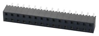 SAMTEC MMS-115-01-L-DV PCB Receptacle, Board-to-Board, Wire-to-Board, 2 mm, 2 Rows, 30 Contacts, Through Hole Mount