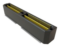 SAMTEC QTH-060-02-L-D-A Mezzanine连接器, 地平面, 针座, 0.5 mm, 2 排, 120 触点, 表面安装, 磷青铜
