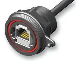 SAMTEC SCRE-01 模块连接器, RJ45 插座, 1 x 1 (端口), 8P8C, Cat5e, 面板安装