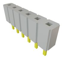 SAMTEC SLW-106-01-G-S PCB插座, 方柱, 板至板, 2.54 mm, 1 排, 6 触点, 通孔安装