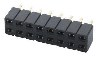 SAMTEC SLW-103-01-G-S PCB Receptacle, Board-to-Board, 2.54 mm, 1 Rows, 3 Contacts, Receptacle Female Contact