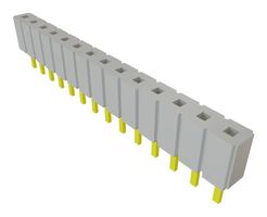 SAMTEC SLW-114-01-G-S PCB插座, 方柱, 板至板, 2.54 mm, 1 排, 14 触点, 通孔安装