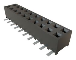 SAMTEC SMM-110-02-S-D PCB插座, 板至板, 线至板, 2 mm, 2 排, 20 触点, 表面安装