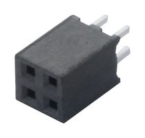 SAMTEC SQT-102-01-L-D PCB插座, 板至板, 线至板, 2 mm, 2 排, 4 触点, 通孔安装, Tiger Buy SQT