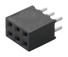 SAMTEC SQT-103-01-L-D PCB插座, 板至板, 线至板, 2 mm, 2 排, 6 触点, 通孔安装, Tiger Buy SQT