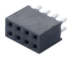 SAMTEC SQT-104-01-L-D PCB插座, 板至板, 线至板, 2 mm, 2 排, 8 触点, 通孔安装, Tiger Buy SQT