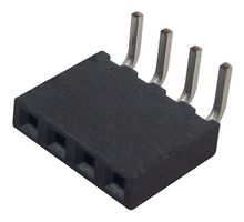 SAMTEC SQT-104-01-L-S-RA PCB插座, 板至板, 线至板, 2 mm, 1 排, 4 触点, 通孔安装直角, Tiger Buy SQT