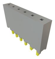 SAMTEC SQT-106-01-L-S PCB插座, 板至板, 线至板, 2 mm, 1 排, 6 触点, 通孔安装