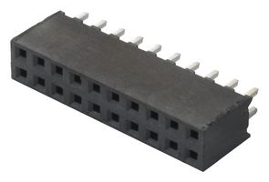 SAMTEC SQT-110-01-L-D PCB插座, 板至板, 线至板, 2 mm, 2 排, 20 触点, 通孔安装, Tiger Buy SQT