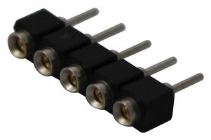 SAMTEC SS-105-T-2-N PCB插座, 精密加工, 板至板, 2.54 mm, 1 排, 5 触点, 通孔安装, SS