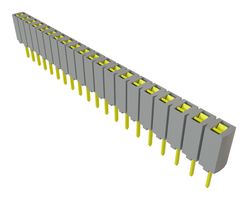 SAMTEC SSA-120-S-G PCB插座, 板至板, 2.54 mm, 1 排, 20 触点, 通孔安装