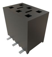 SAMTEC SSM-103-L-DV PCB插座, 板至板, 2.54 mm, 2 排, 6 触点, 表面安装