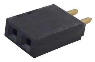 SAMTEC SSQ-110-01-G-S PCB插座, 板至板, 2.54 mm, 1 排, 10 触点, 通孔安装, SSQ