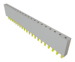 SAMTEC SSW-120-01-G-S PCB插座, 板至板, 2.54 mm, 1 排, 20 触点, 通孔安装