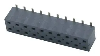 SAMTEC TLE-110-01-G-DV PCB Receptacle, Board-to-Board, 2 mm, 2 Rows, 20 Contacts, Surface Mount, Tiger Beam TLE