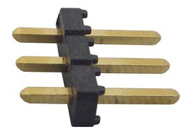 SAMTEC TLW-103-05-G-S 引脚针座, 单路, 板至板, 2.54 mm, 1 排, 3 触点, 通孔安装, TLW