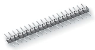 SAMTEC TS-106-G-A 引脚针座, 精密加工端子, 板至板, 2.54 mm, 1 排, 6 触点, 通孔安装, TS