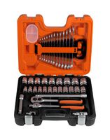 BAHCO S400 Socket Set, 1/2" Drive & Spanners, 40 Pieces