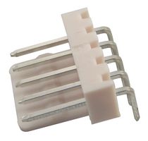 MULTICOMP PRO MC34647 引脚针座, 线至板, 2.54 mm, 1 排, 5 触点, 通孔直角, MC34