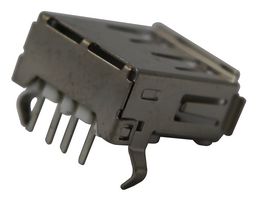 MULTICOMP PRO MC32593 USB Connector, USB Type A, USB 2.0, Receptacle, 4 Ways, Through Hole Mount, Right Angle