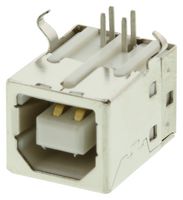MULTICOMP PRO MC32596 USB Connector, USB Type B, USB 2.0, Receptacle, 4 Ways, Through Hole Mount, Right Angle