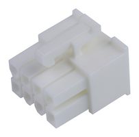 MOLEX 39-01-2085 Connector Housing, Natural, Mini-Fit Jr. 5557 Series, Receptacle, 8 Ways, 4.2 mm