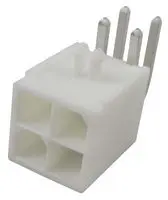 MOLEX 39-30-0040 Pin Header, Wire-to-Board, 4.2 mm, 2 Rows, 4 Contacts, Through Hole Right Angle