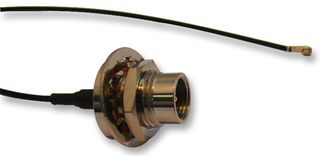 MULTICOMP PRO R-P31G7210100CA RF Coaxial Cable Assembly, 1.37mm, FME B/H Jack U.F.L. Plug, 100mm