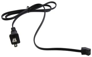 MULTICOMP PRO MC32803 Power Cord, Axial Fans, 300 V, 45° Angle Plug, 914.4 mm, Multicomp Pro Power Cord