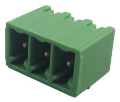 CAMDENBOSS CTB93VE/3 端子块, 针座, 3.81 mm, 3 路, 10 A, 200 V, 通孔竖直