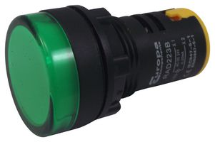 MULTICOMP PRO RAD223B 发光二极管指示器 面板安装, 领航灯, 绿色, 24 V, 22 mm, IP65