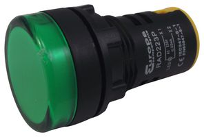 MULTICOMP PRO RAD223P LED Panel Mount Indicator, Pilot Lamp, Green, 230 VAC, 22 mm, IP65