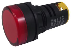 MULTICOMP PRO RAD224B 发光二极管指示器 面板安装, 领航灯, 红色, 24 V, 22 mm, IP65