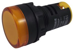 MULTICOMP PRO RAD225P LED Panel Mount Indicator, Pilot Lamp, Amber, 230 VAC, 22 mm, IP65