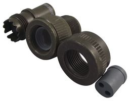 ITT CANNON CA3106F10SL-4SF80F0 圆形连接器, CA Series, MIL-DTL-5015 系列, 直型插头, 2 触点, 压接插座-无触芯, 螺纹