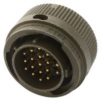 ITT CANNON KPT06P14-18P Circular Connector, KPT Series, MIL-DTL-26482 Series I, Straight Plug, 18 Contacts, Solder Pin