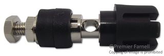 CLIFF ELECTRONIC COMPONENTS TP/6S BLACK ASSEMBLED. 接线柱, TP/6S Series, 30 A, 镀镍触芯, 黑色