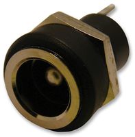 MULTICOMP PRO MJ-14SR 直流电源连接器, 插座, 500 mA, 2.1 mm, 10 mm, 面板安装, 焊接
