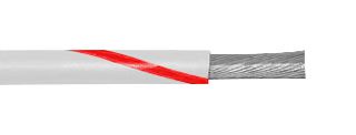 ALPHA WIRE 1857 WR001. 线缆, PVC(聚氯乙烯), 白色, 红色, 18 AWG, 7 x 26AWG, 1000 ft