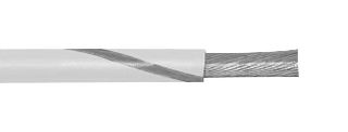 ALPHA WIRE 3055 WS001 线缆, 绞合, 连接线, PVC(聚氯乙烯), 白色, 灰色, 18 AWG, 16 x 30AWG, 1000 ft