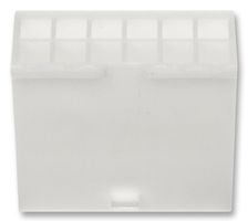 MOLEX 39-01-3129 连接器外壳, UL 94V-0, Mini-Fit Jr. 5559 Series, 插头, 12 路, 4.2 mm