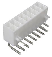 MOLEX 39-30-0160 引脚针座, 线至板, 4.2 mm, 2 排, 16 触点, 通孔直角, Mini-Fit Jr. 5569 Series