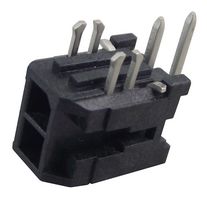 MOLEX 43045-0223 引脚针座, 直角, 线至板, 3 mm, 2 排, 2 触点, 通孔直角, Micro-Fit 3.0 43045 Series