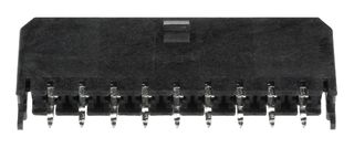 MOLEX 43650-0915 引脚针座, 线至板, 3 mm, 1 排, 9 触点, 通孔直型, Micro-Fit 3.0 43650 Series
